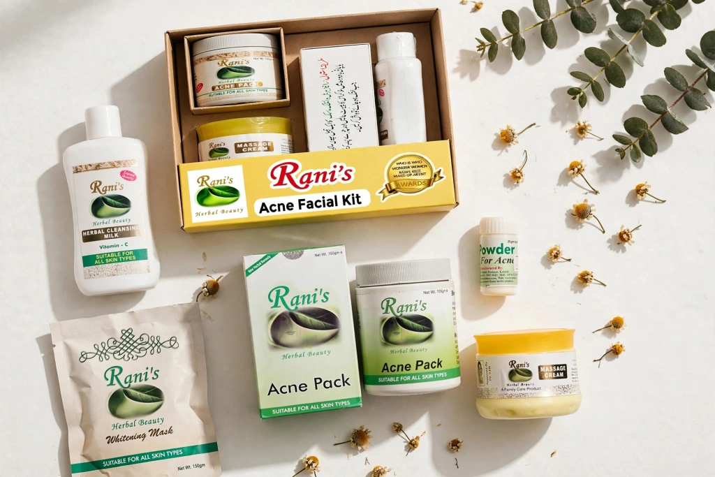 Rani's Acne Facial Kit for deep acne treatment